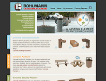 Tablet Screenshot of bohlmann.com